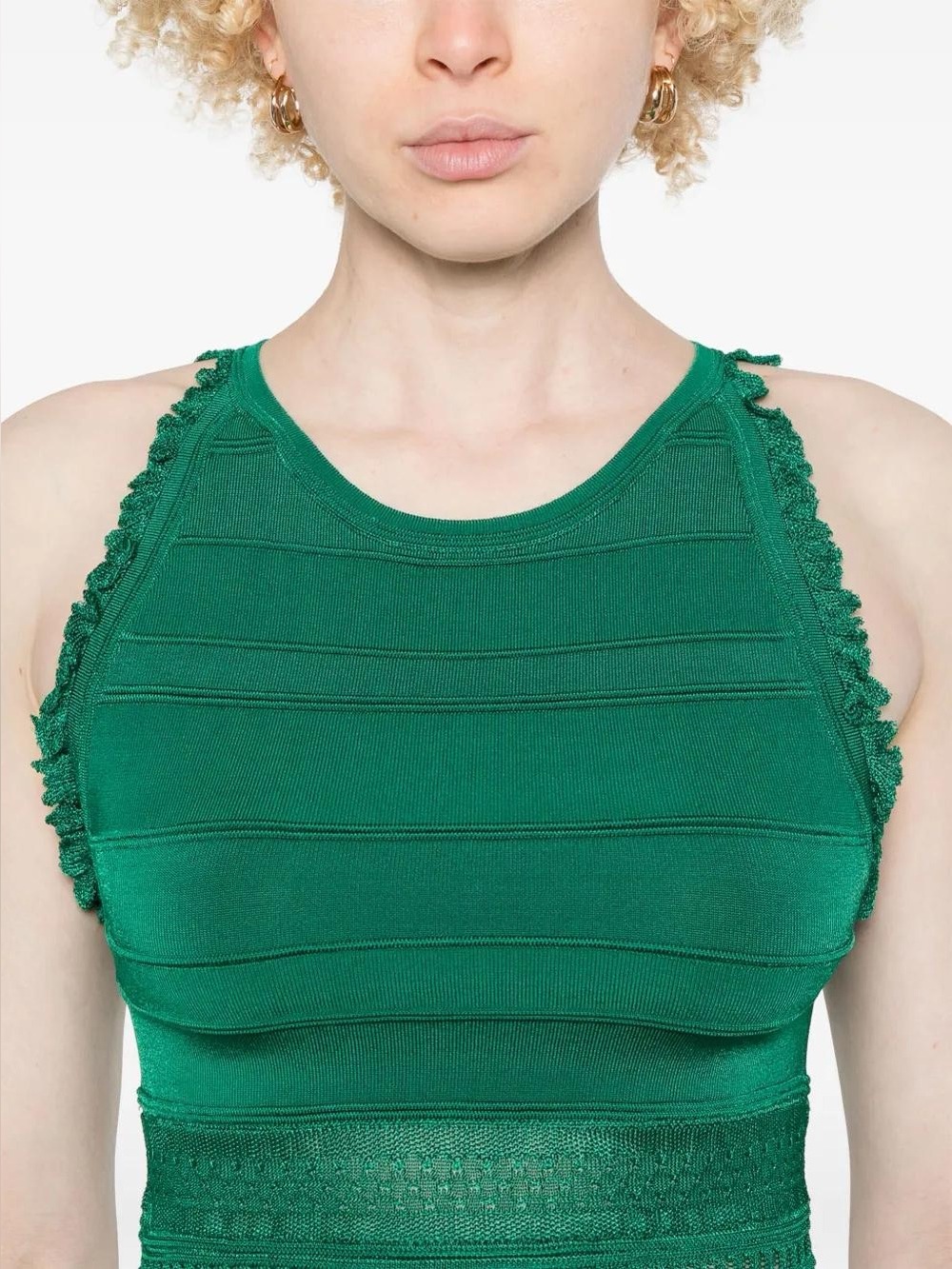 NWOT Sandro Green Crop Top Size 0 (XS) - Picture 2 of 7